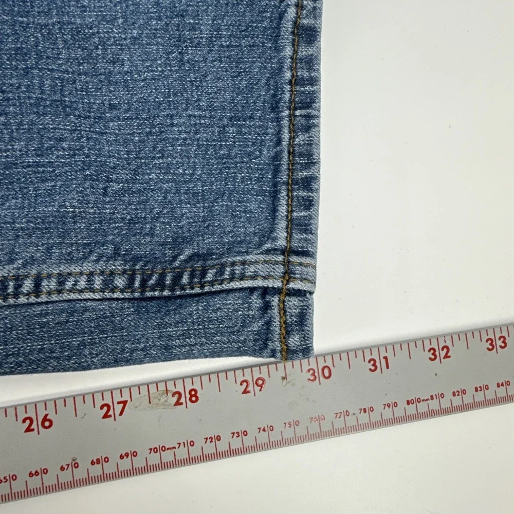 Men's Levis Strauss Signature Blue Jeans Loose Straight Fit  Actual‎ Sz 44x32